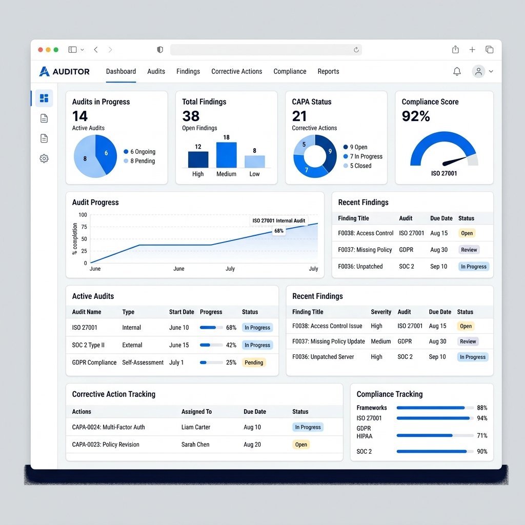 Auditor Dashboard
